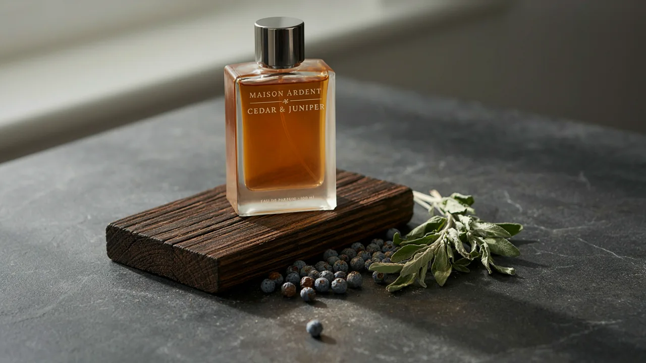 Arromatic woody mens fragrances